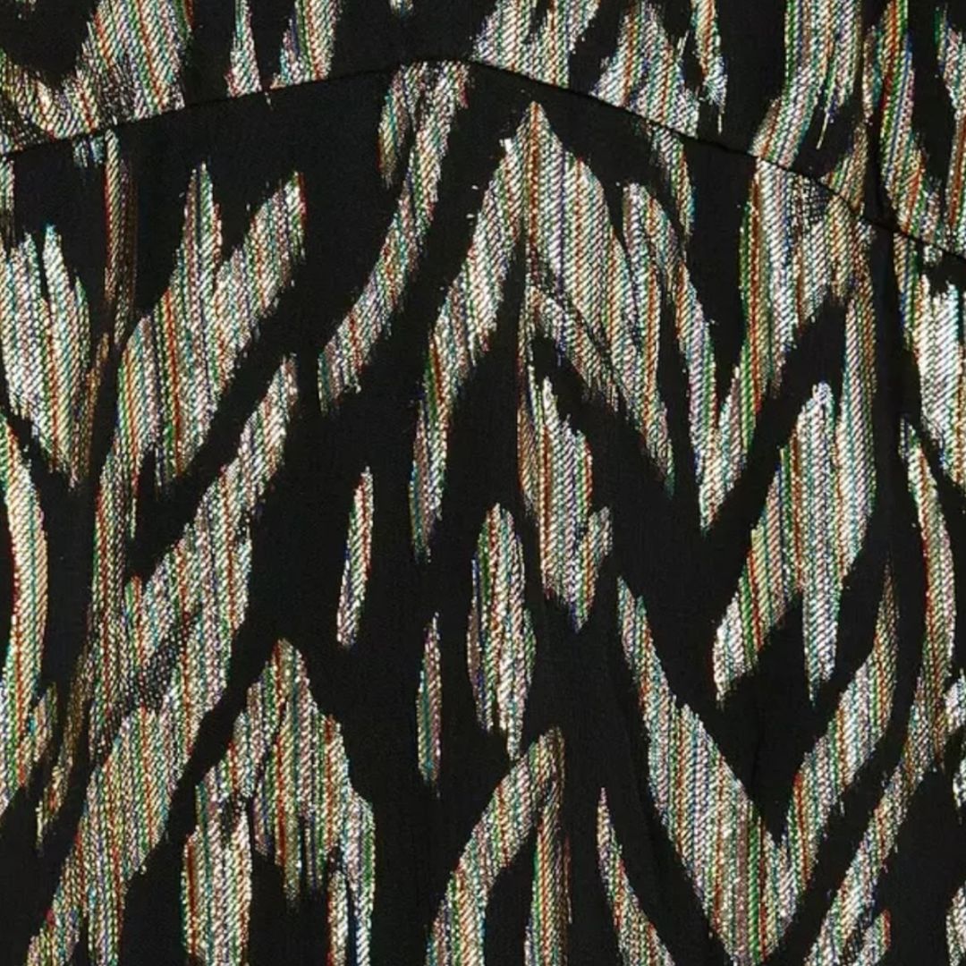 River Island Lurex Detail Smock Dress - 10