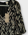 River Island Lurex Detail Smock Dress - 10