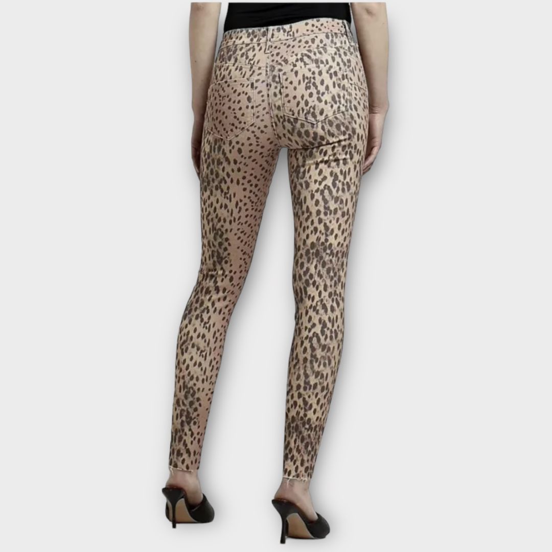 River Island Mid Rise Animal Print Jeggings - 8 (Short)