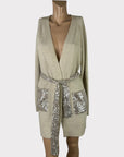 River Island Sequin Knit Cardigan - S