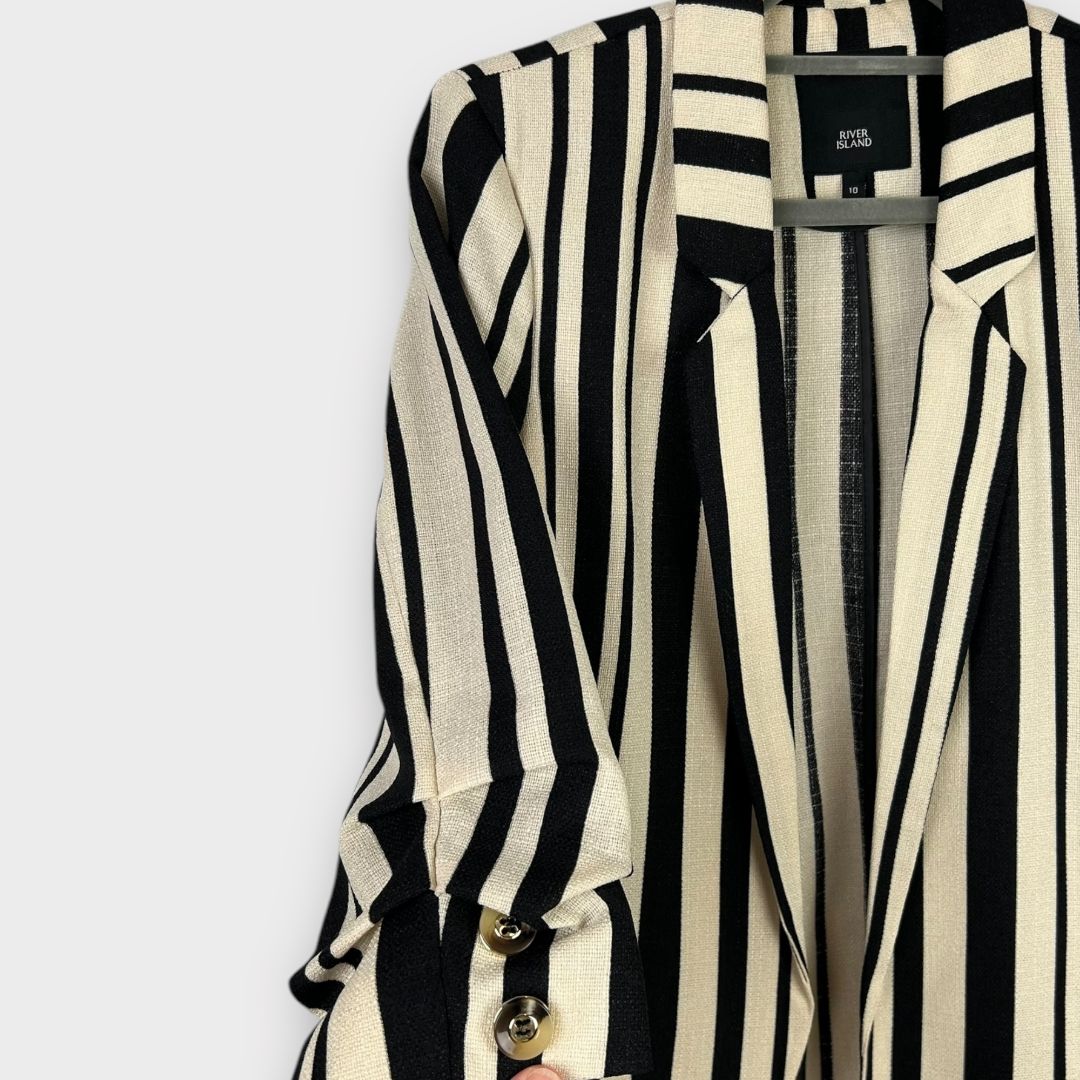 River Island Stripe Blazer - 10