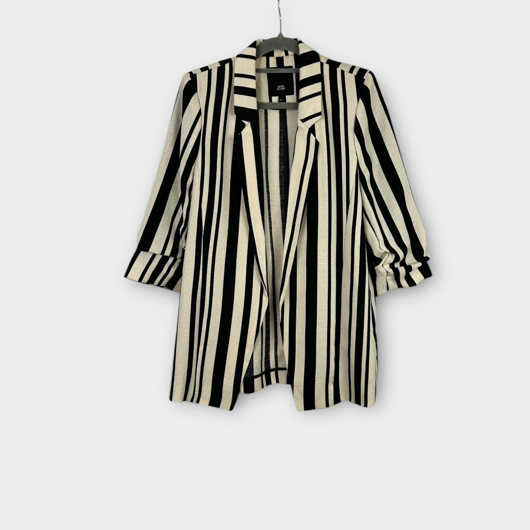 River Island Stripe Blazer 10 2nd Ave Trading