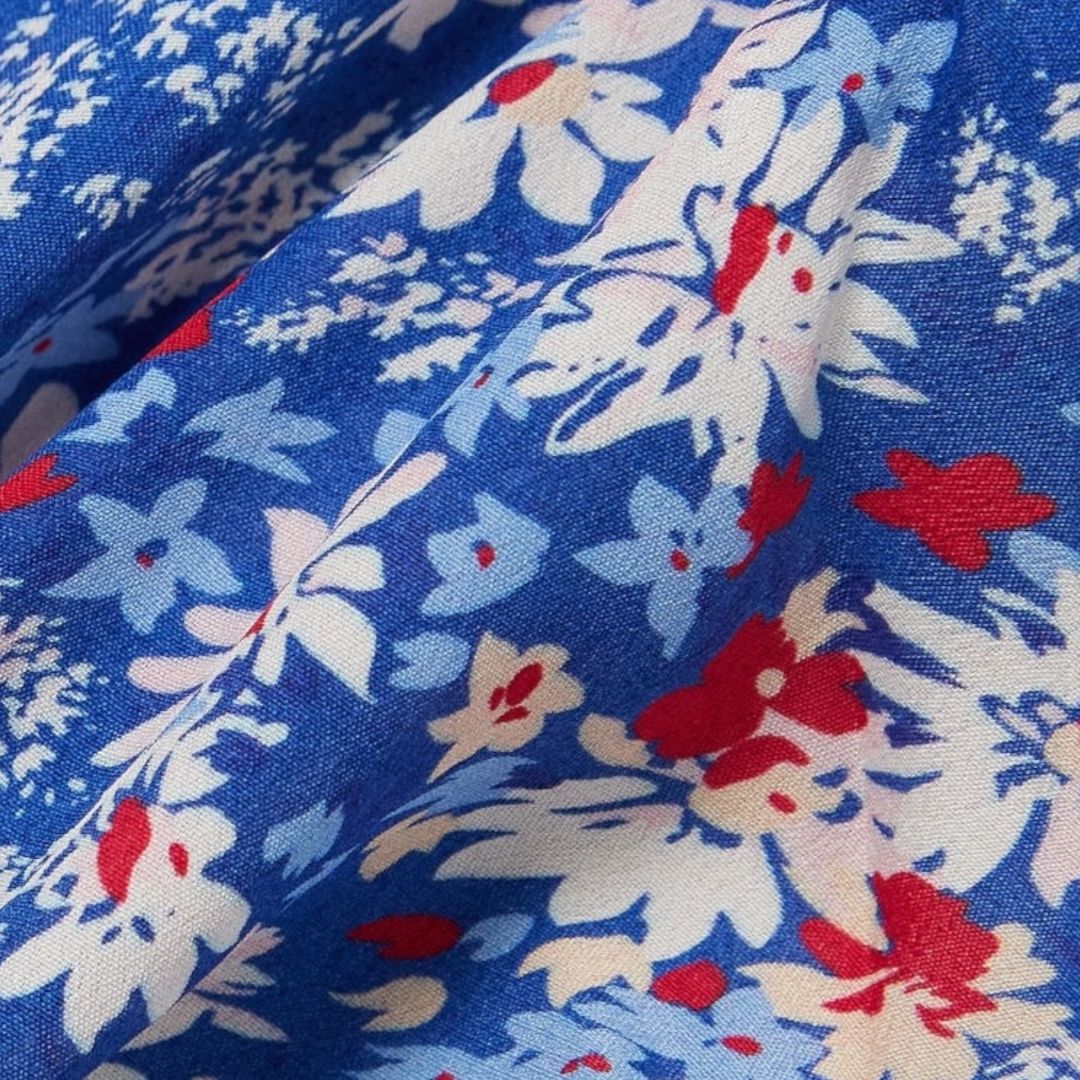 Rixo Bridgette Silk Blend Floral Top - 16 (XL)