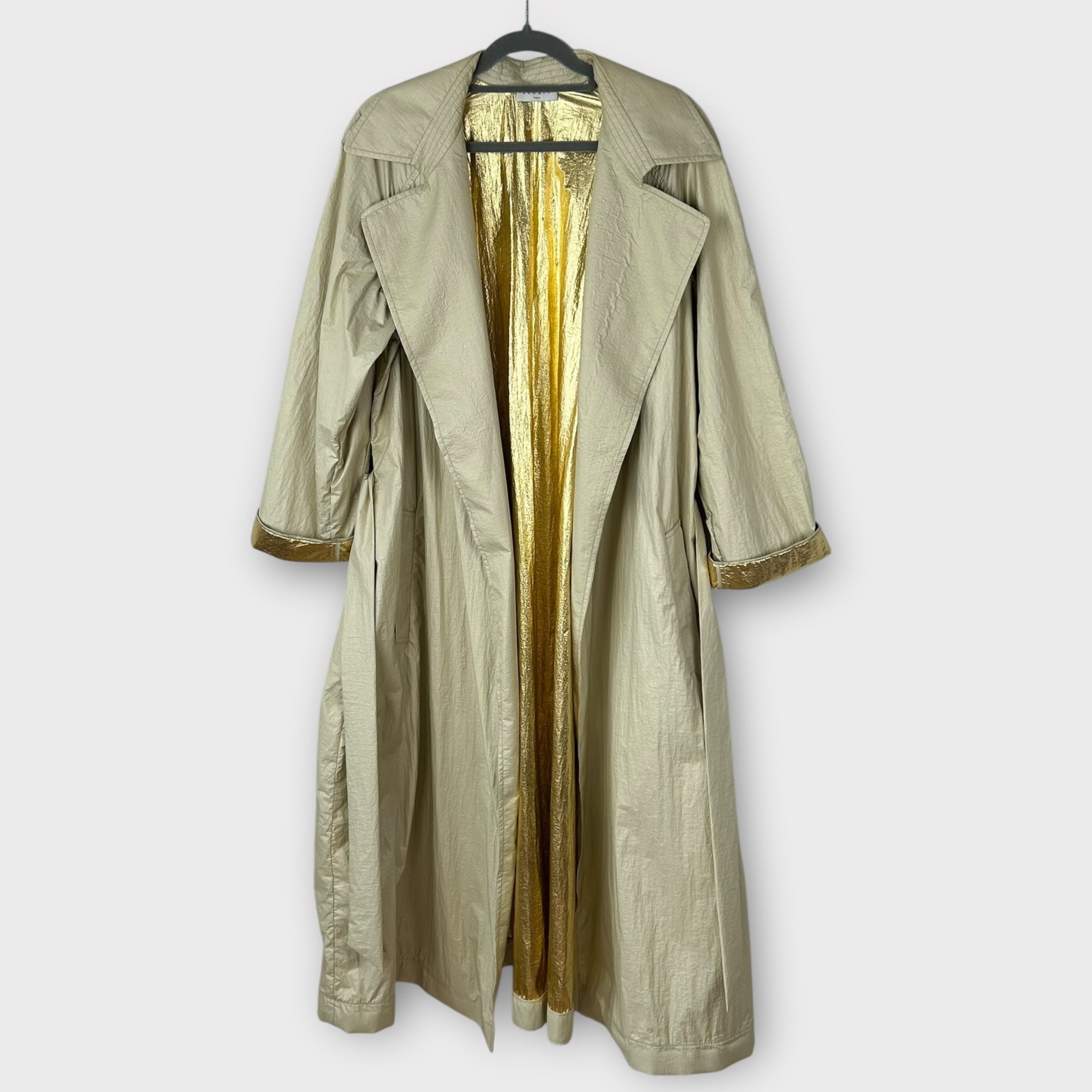 Sandro Metallic Trench Coat - 12/14