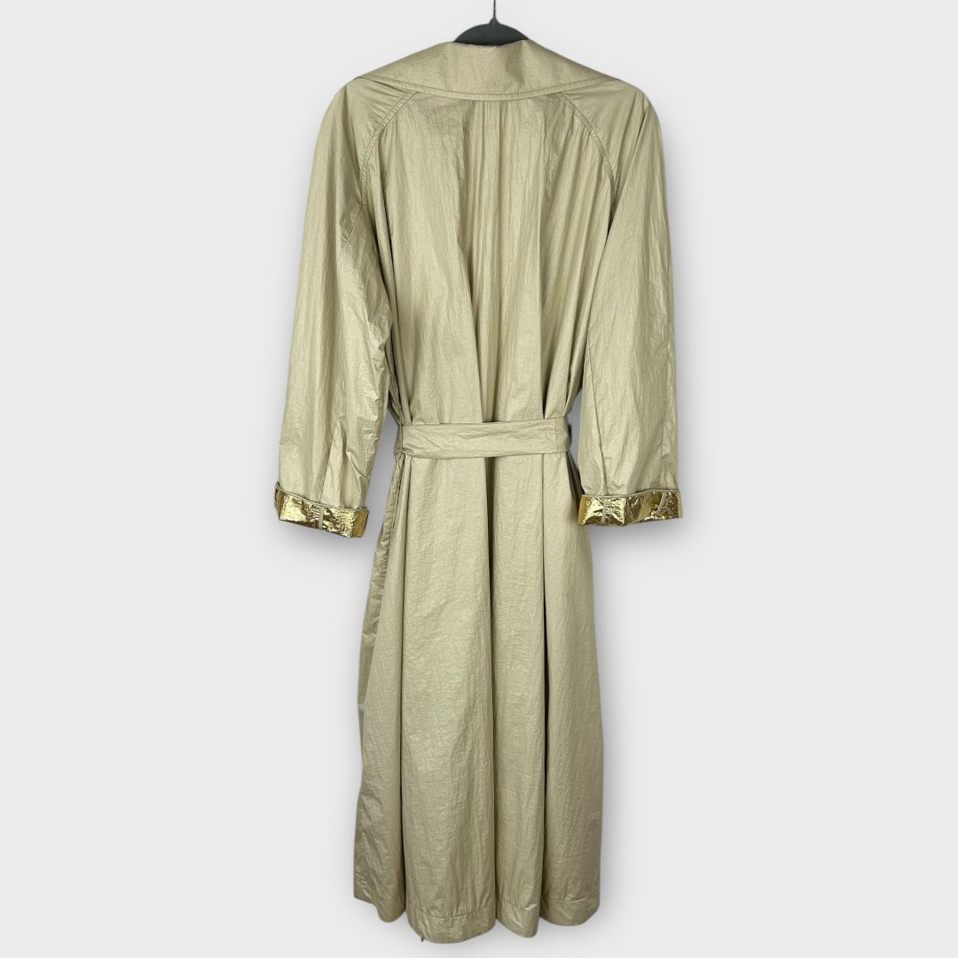 Sandro Metallic Trench Coat - 12/14