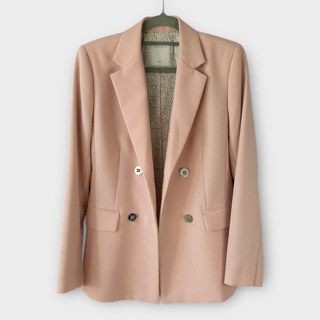 Sandro Omer Double-Breasted Blazer - 8