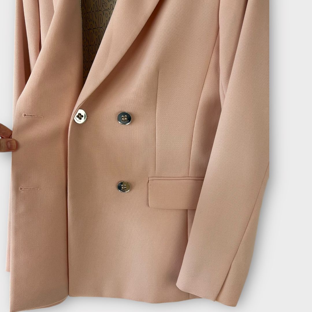 Sandro Omer Double-Breasted Blazer - 8