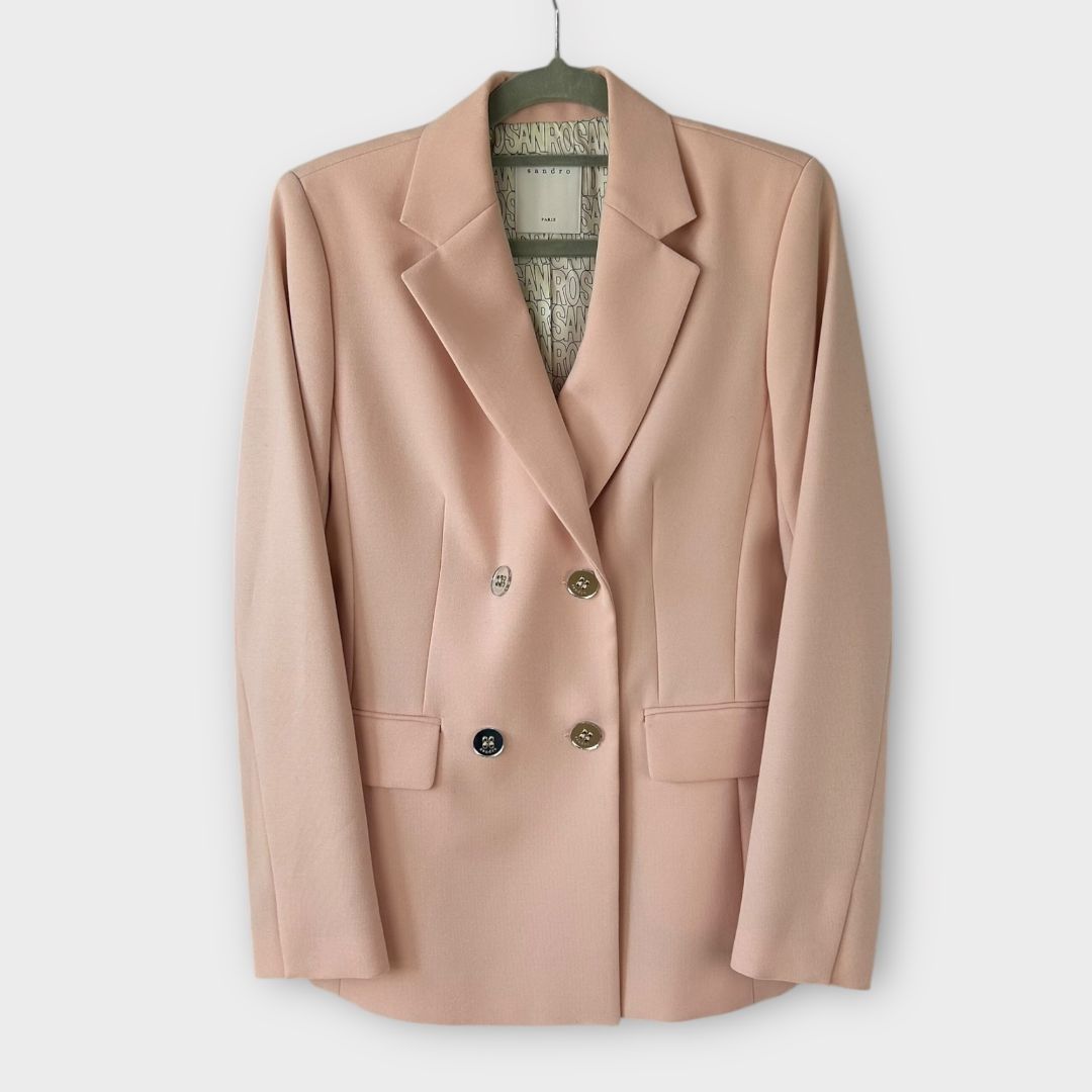 Sandro Omer Double-Breasted Blazer - 8