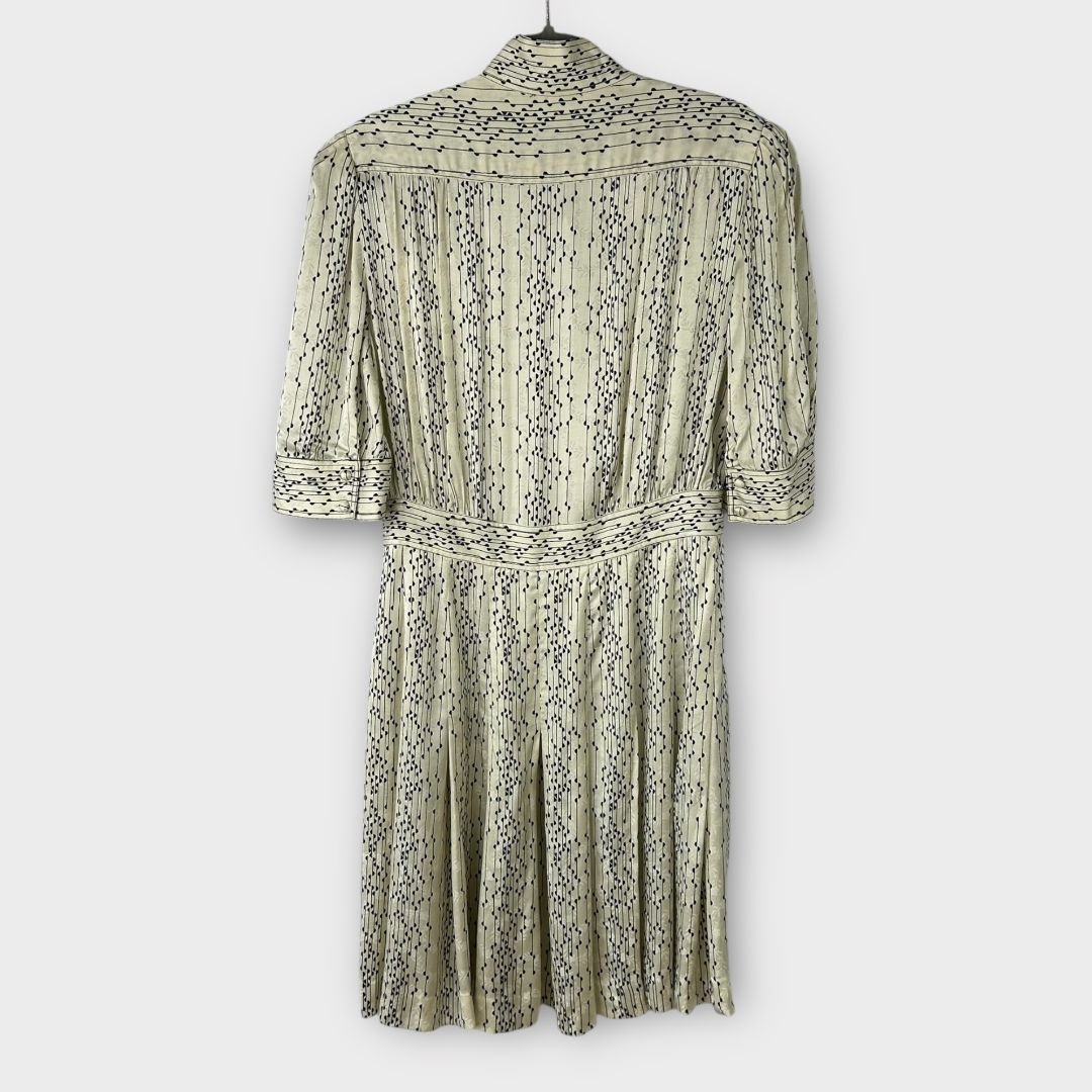 Sandro Short Printed Shirt Dress - 10