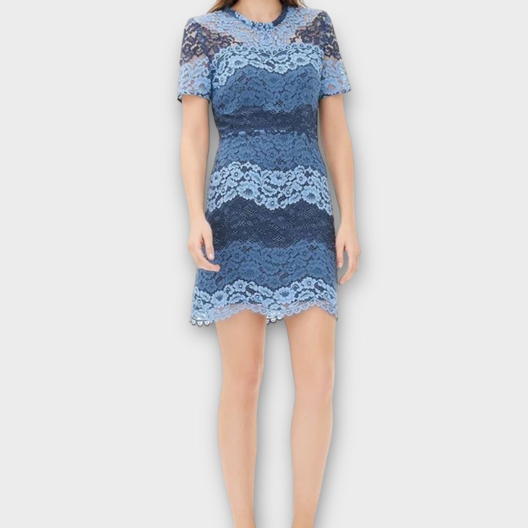 Sandro Tonal Lace Mini Dress - XS/S