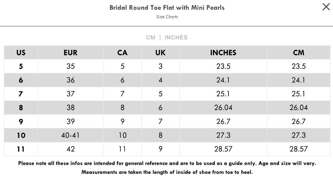 Kailee P. Gloria Bridal Round Toe Flat with Mini Pearls - 7/39