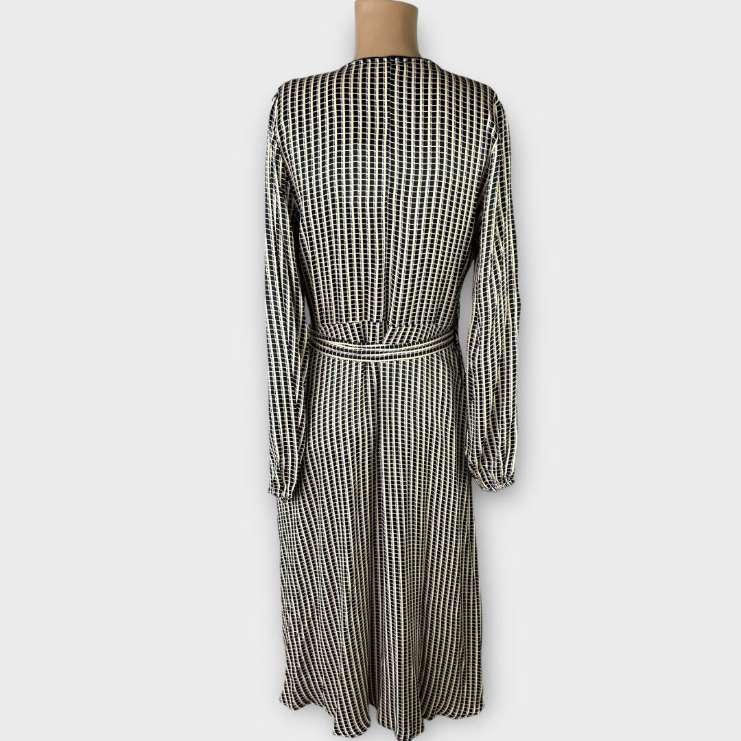 Second Female Wrap Midi Dress - S (8/10)