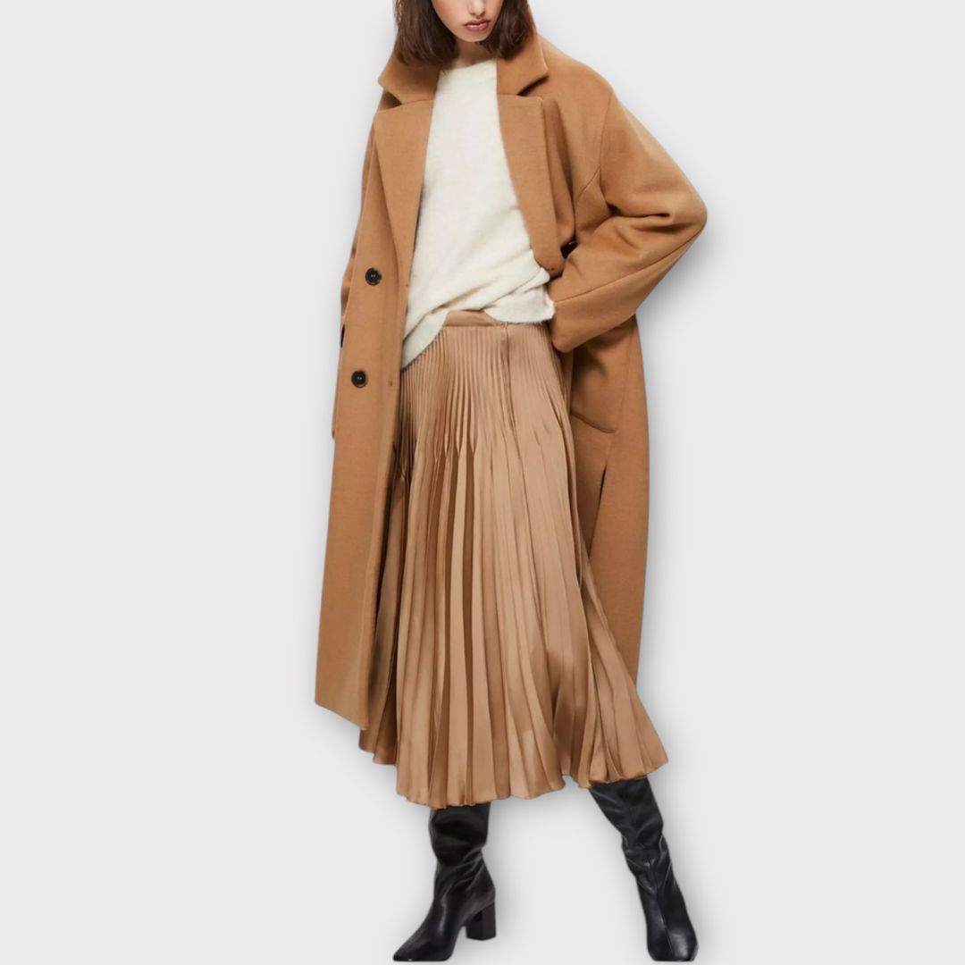 Selected Femme Harmony Pleated Midi Skirt - 10/12