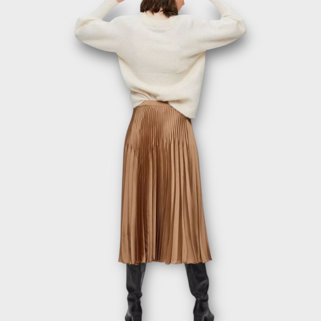 Selected Femme Harmony Pleated Midi Skirt - 10/12