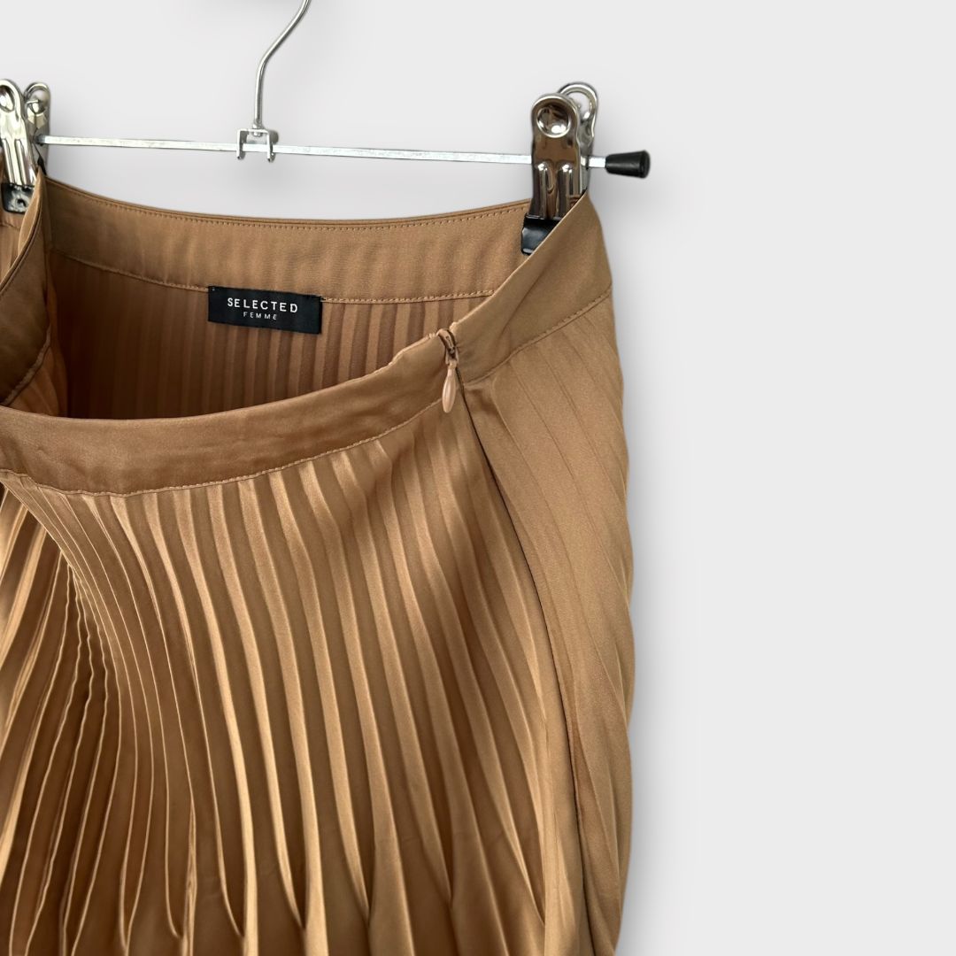 Selected Femme Harmony Pleated Midi Skirt - 10/12
