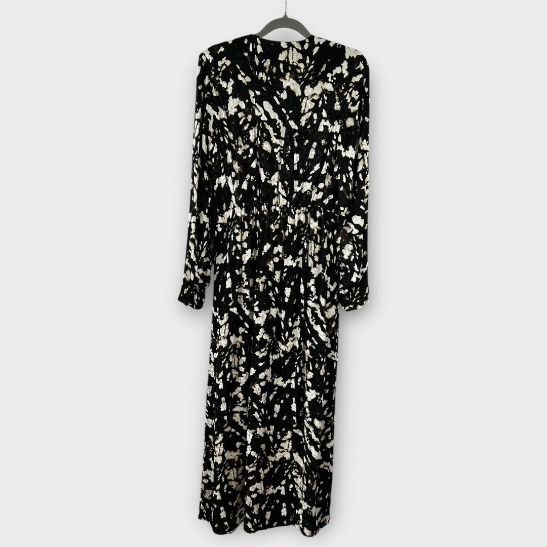 Selected Femme Justine Printed Faux Wrap Maxi Dress - 10/12