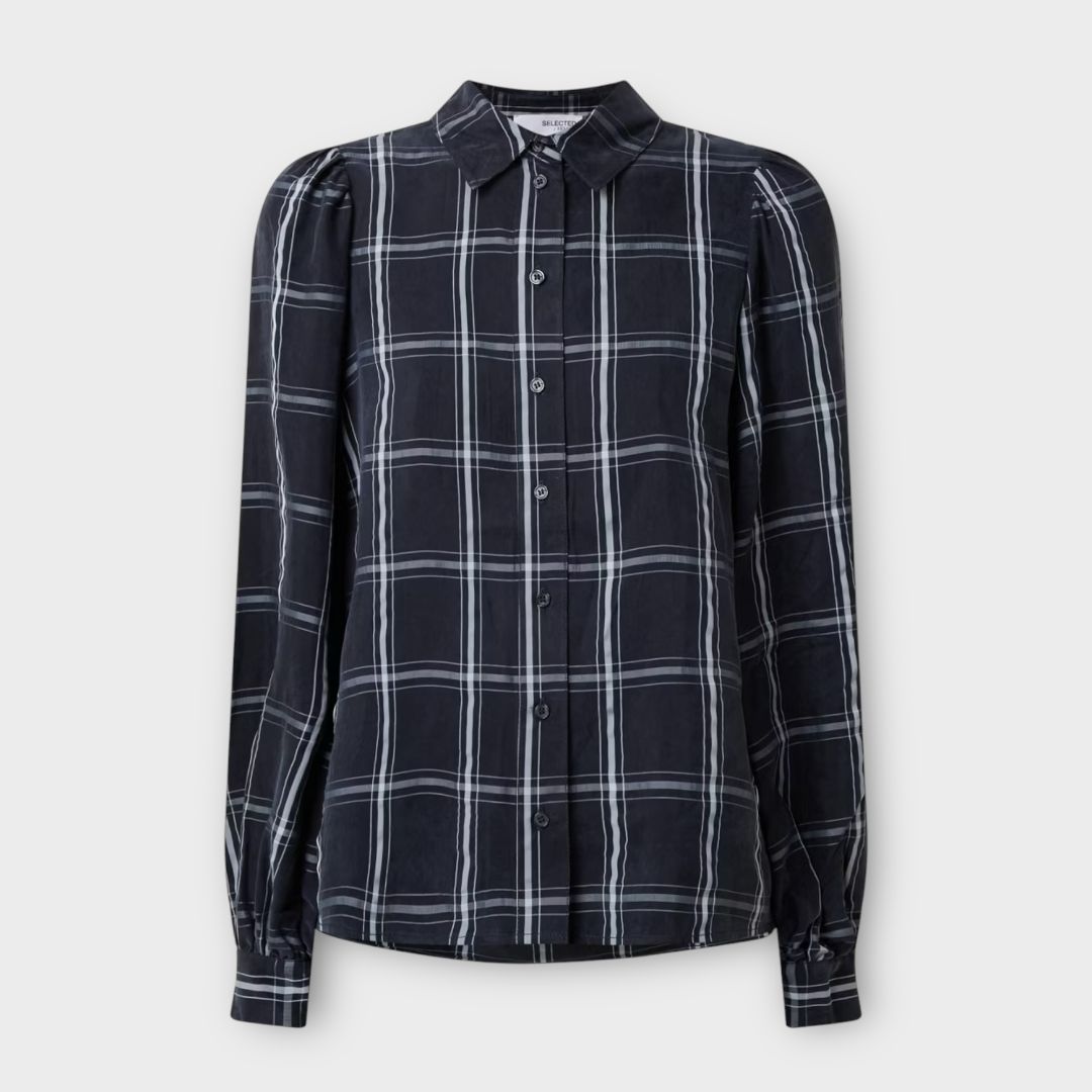 Selected Femme Rila Check Shirt - 12