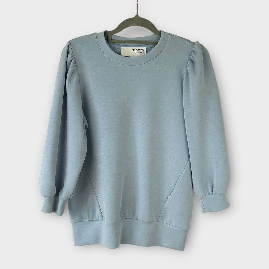 Selected Femme Tenny 3/4 Sweat Top - 8 (XS)