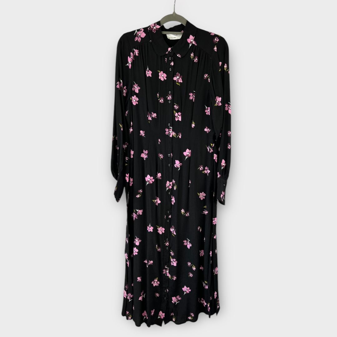 Selected Femme Walda Floral Print Midi Dress - 8