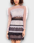 Self-Portrait Bellis Lace Trim Dress - 8
