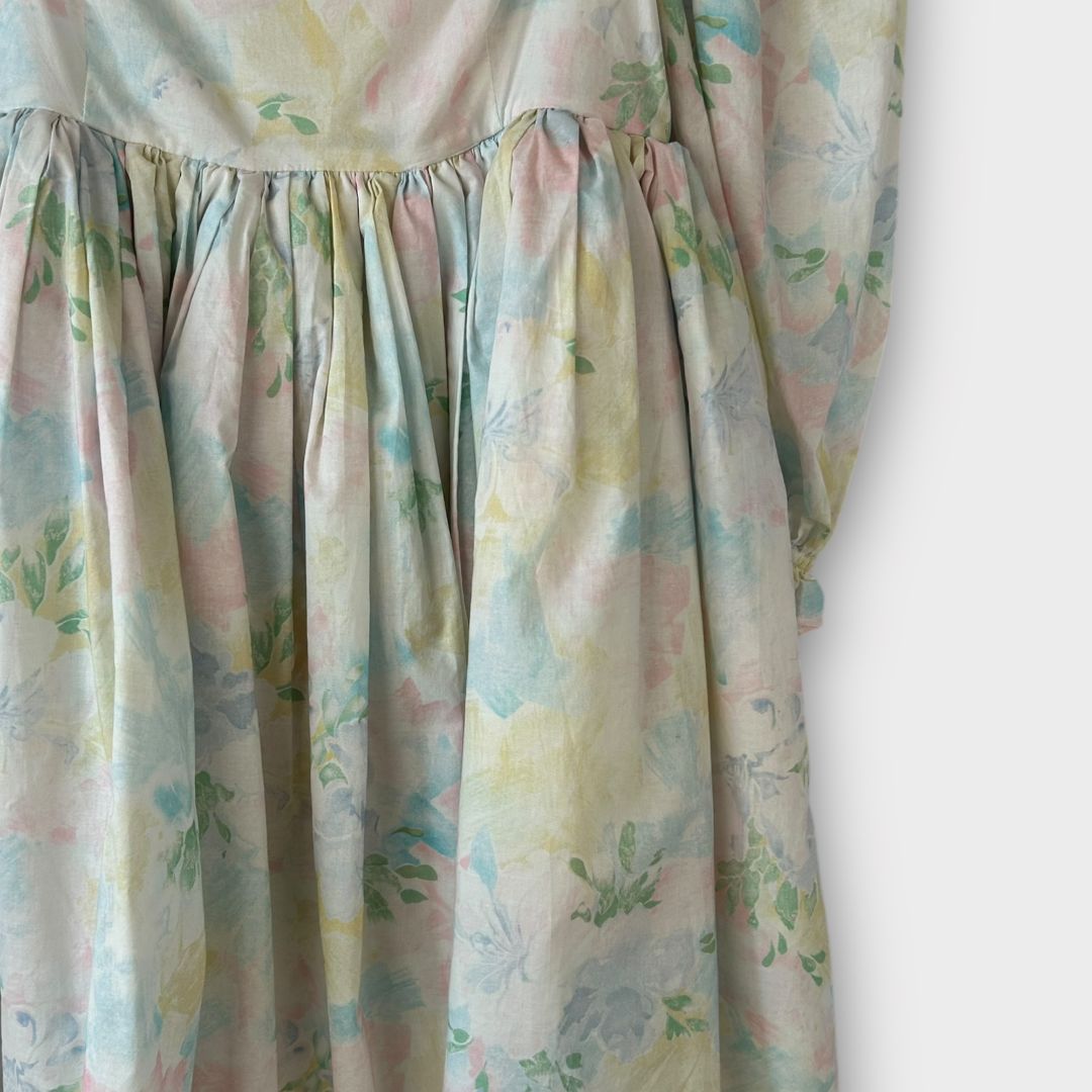 Selkie The Cottage Sweetcorn Puff Dress - 8 (S)