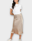 Sinead Keary "The Orla" Satin Midi Skirt - 6/8 (XS)
