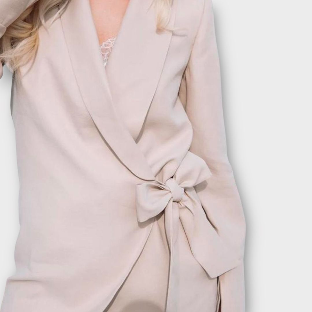 Sinead Keary &quot;The Sarah&quot; Wrap Blazer - 12
