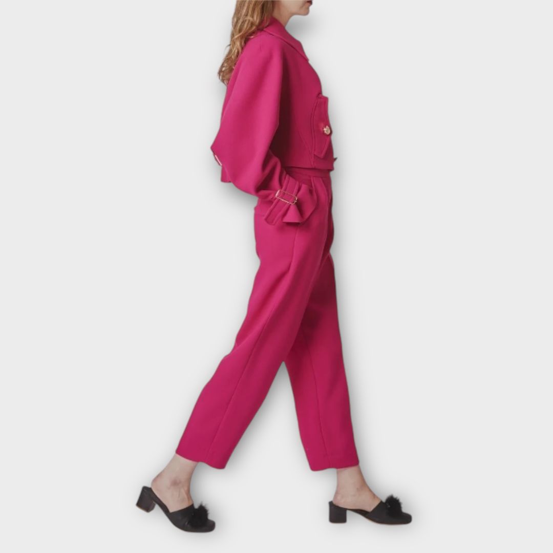 Sonia Taouhid Tapered Wool Trousers - 10