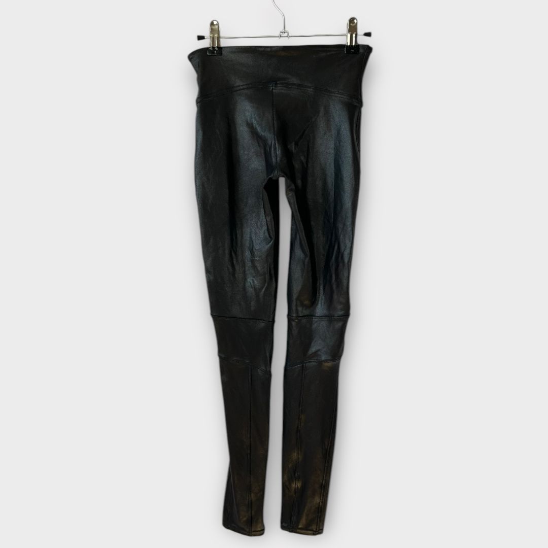 Spanx Faux Leather Motorbike Leggings - XS