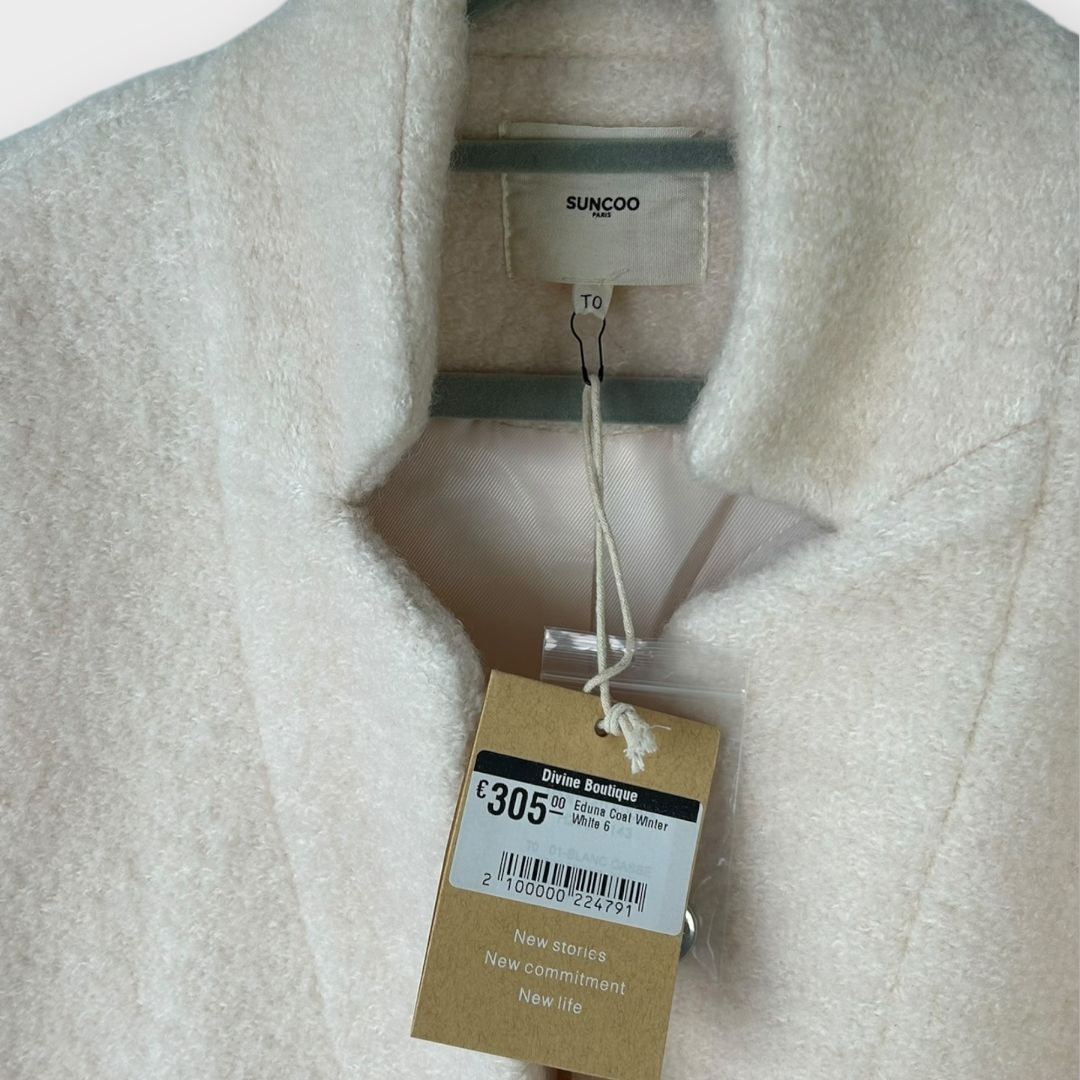 Suncoo Eduna Wool Blend Coat - 6/8
