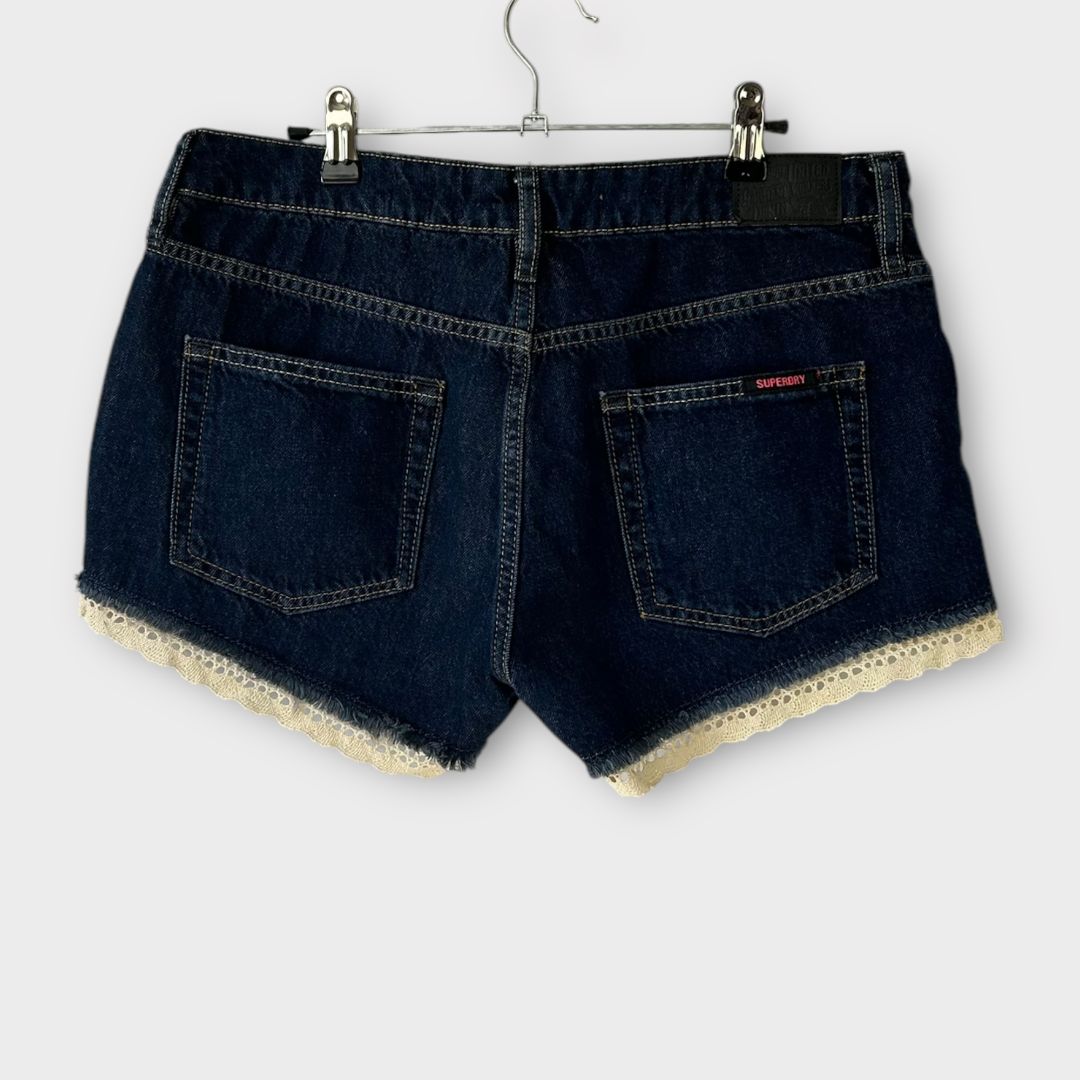 Superdry Vintage Denim Hot Shorts - 12 (30)
