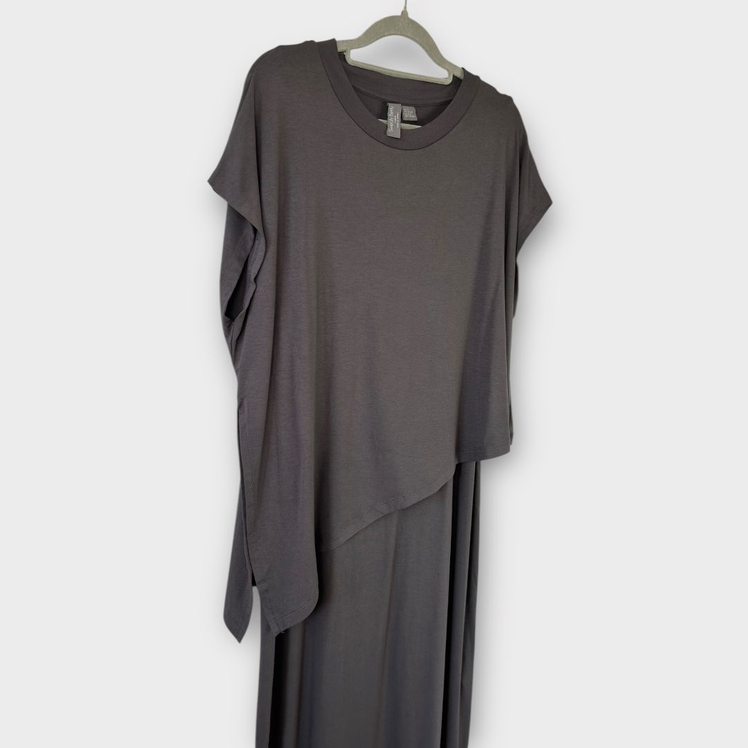 Sweaty Betty Mellow Layered Stretch-Jersey Dress - 12/14 (M)