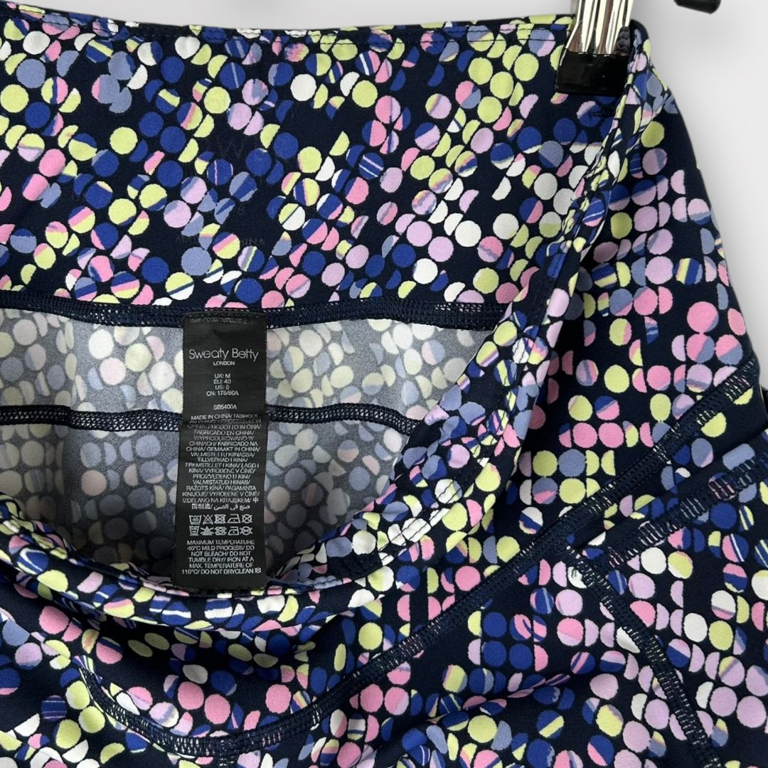 Sweaty Betty Power 7/8 Patterned Gym Leggings - 12 (M)