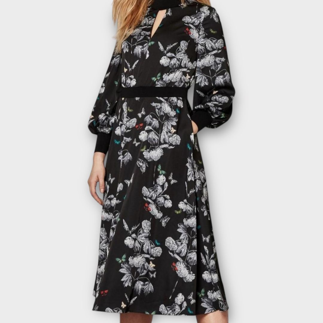 Ted Baker Eynah Narnia Floral Midi Dress - 14