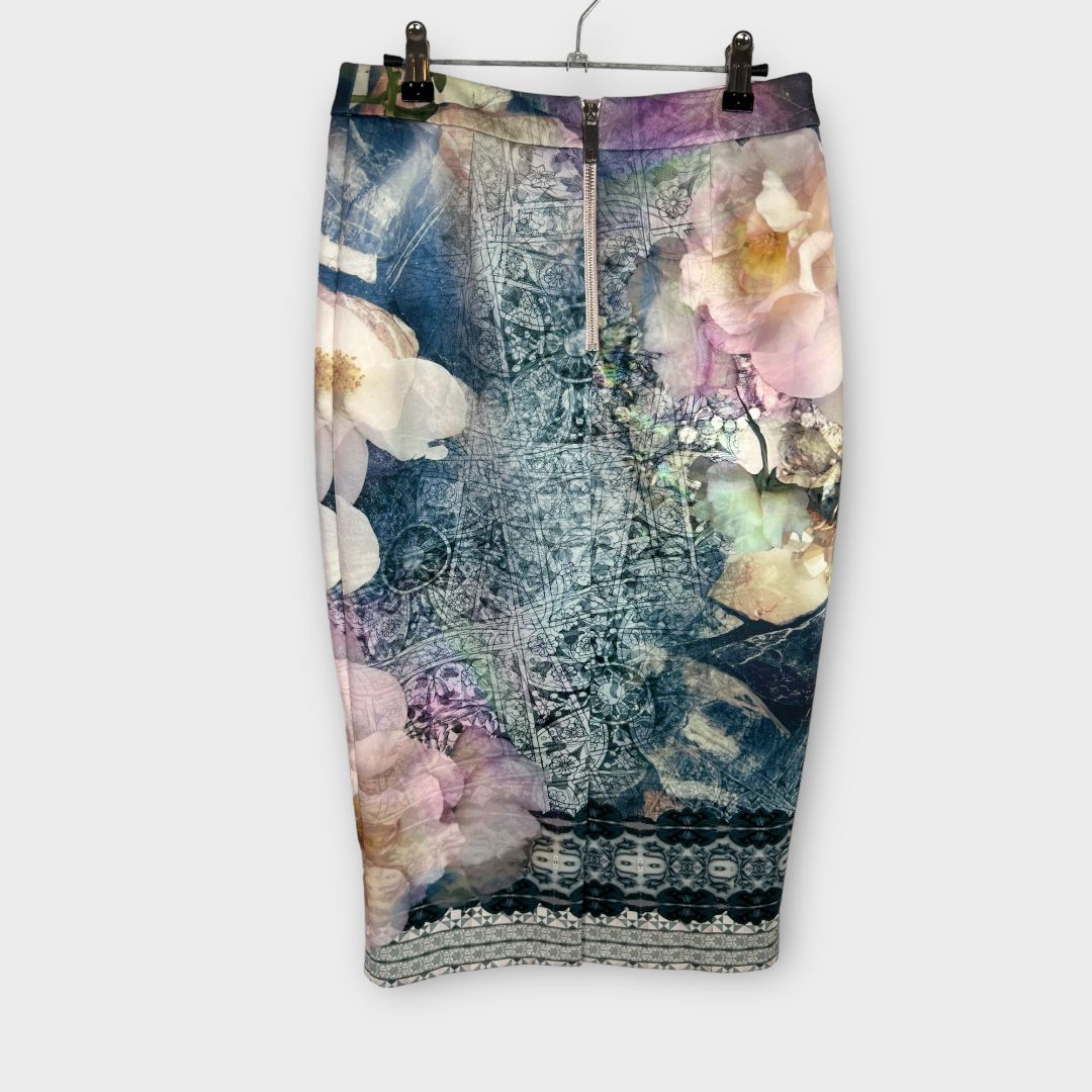 Ted Baker Floral Pencil Skirt - 10