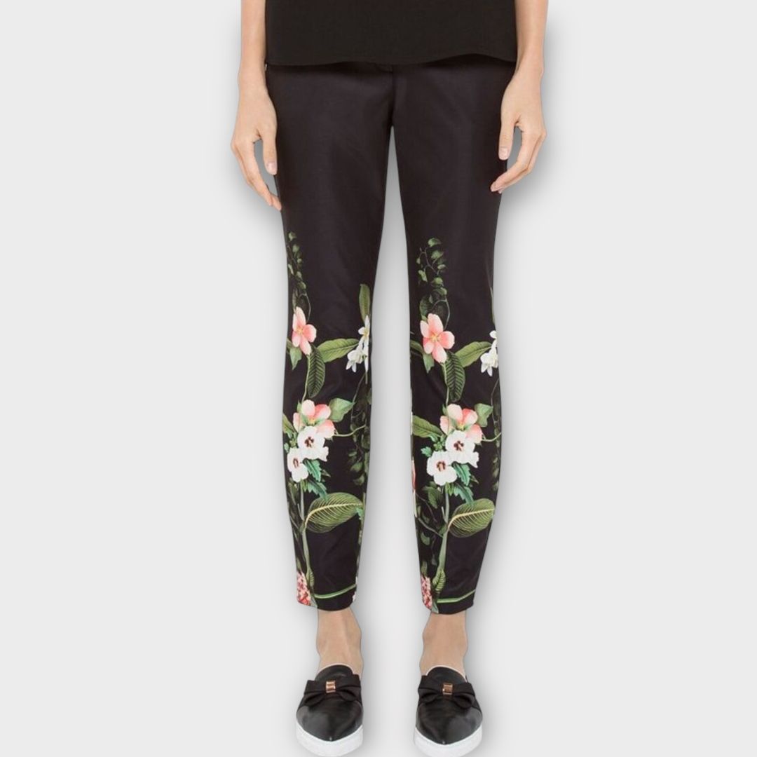 Ted Baker Hadas Secret Trellis Cropped Trousers - 8