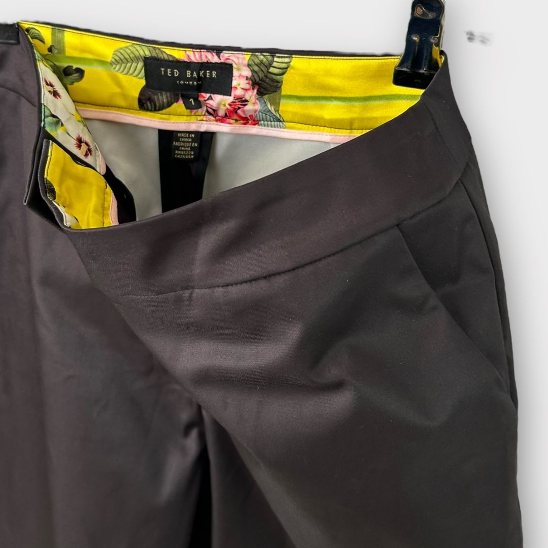 Ted Baker Hadas Secret Trellis Cropped Trousers - 8