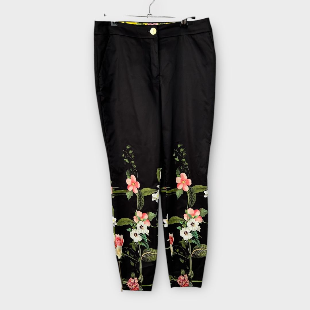 Ted Baker Hadas Secret Trellis Cropped Trousers - 8