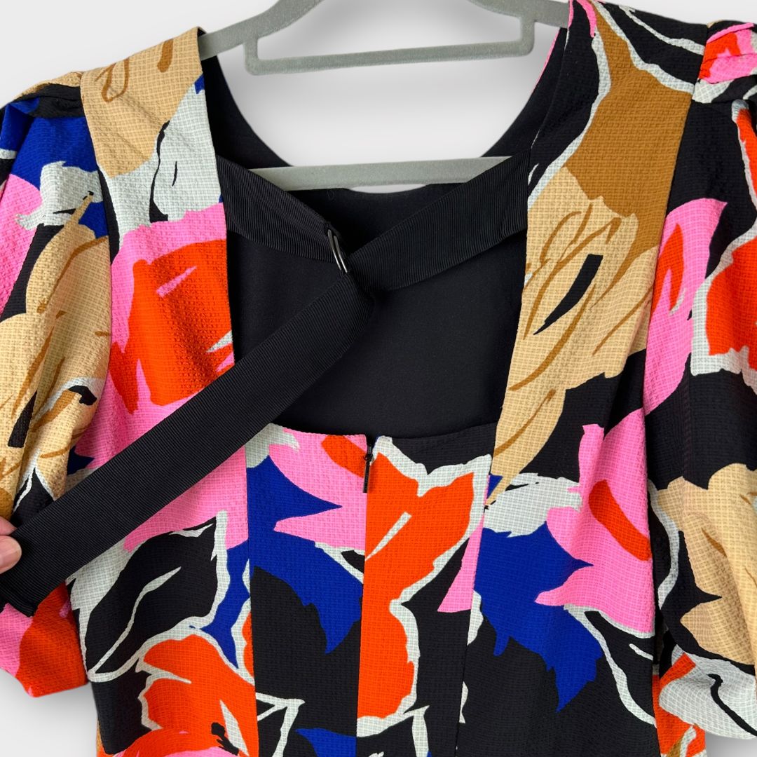 Ted Baker Harpia Floral Midi Dress - 12