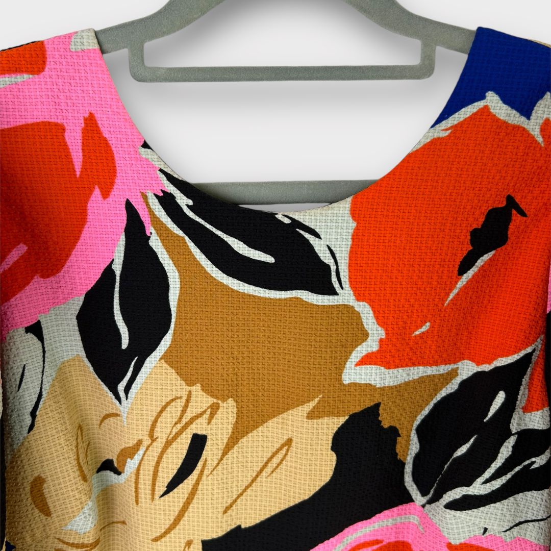 Ted Baker Harpia Floral Midi Dress - 12