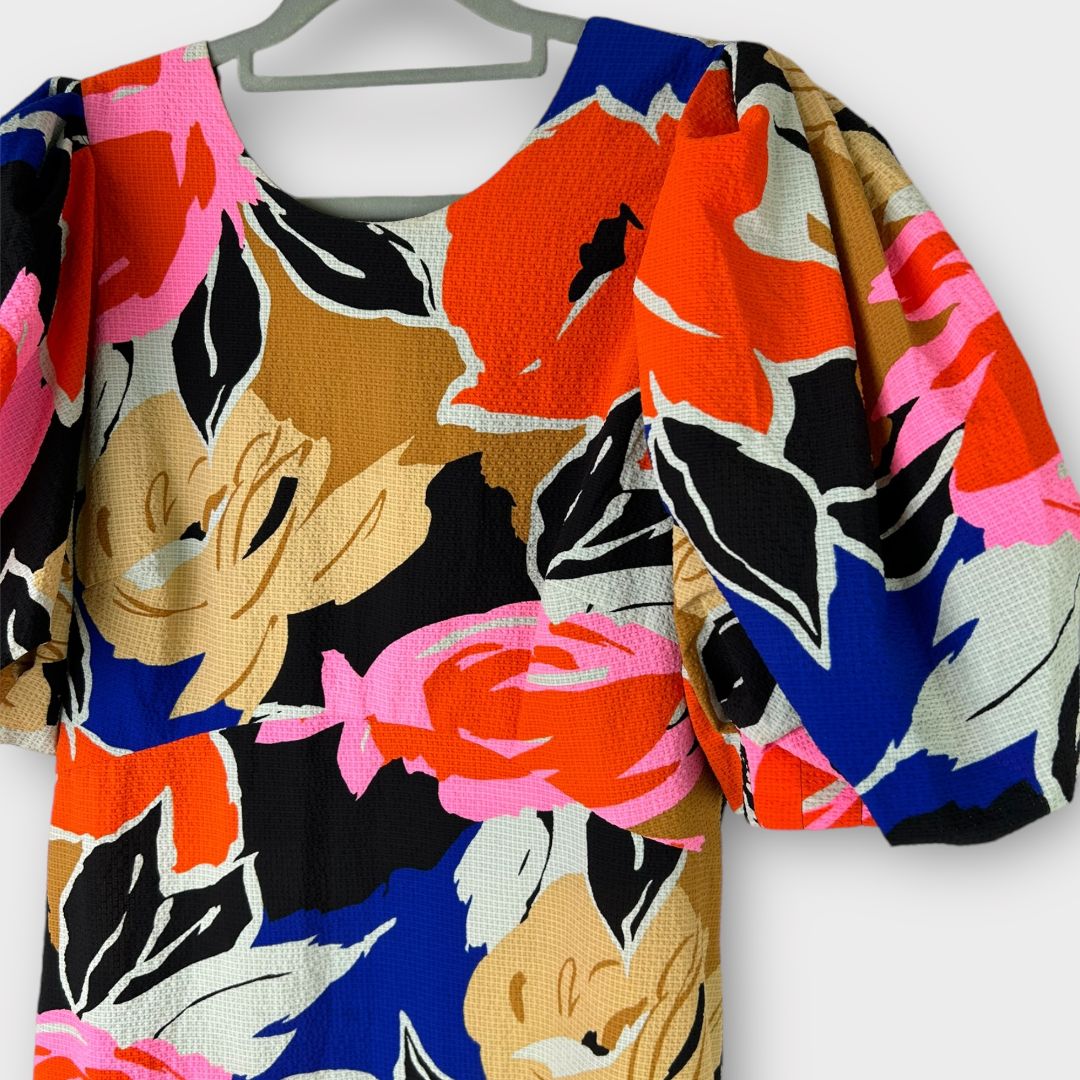 Ted Baker Harpia Floral Midi Dress - 12