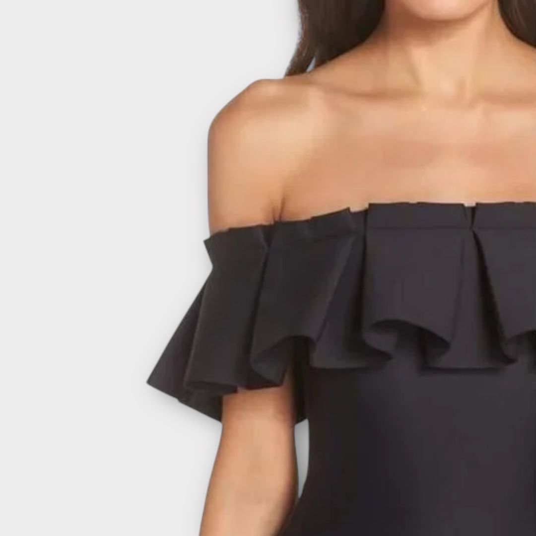 Ted Baker Liista Box Pleat Bardot Top - 14