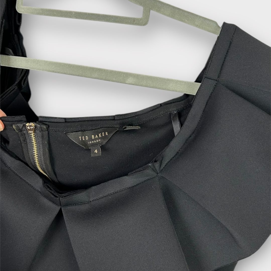 Ted Baker Liista Box Pleat Bardot Top - 14