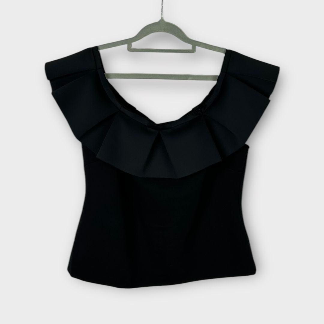 Ted Baker Liista Box Pleat Bardot Top - 14