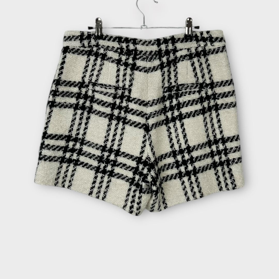 Ted Baker Lisslas Tailored Woven Check Shorts - 12