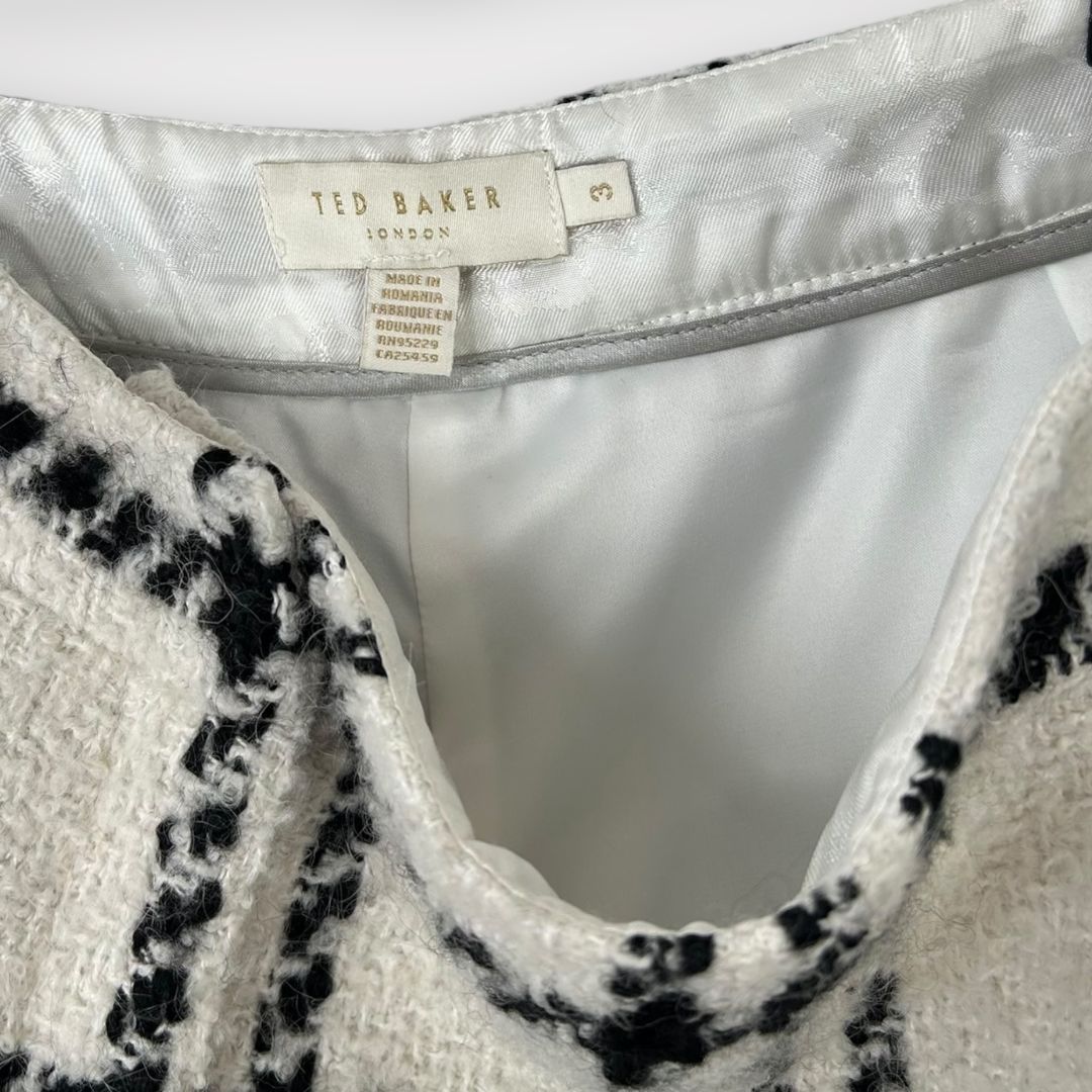 Ted Baker Lisslas Tailored Woven Check Shorts - 12