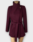 Ted Baker Paria Short Wrap Wool Blend Coat - 10
