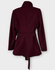 Ted Baker Paria Short Wrap Wool Blend Coat - 10