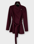 Ted Baker Paria Short Wrap Wool Blend Coat - 10