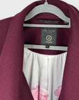 Ted Baker Paria Short Wrap Wool Blend Coat - 10